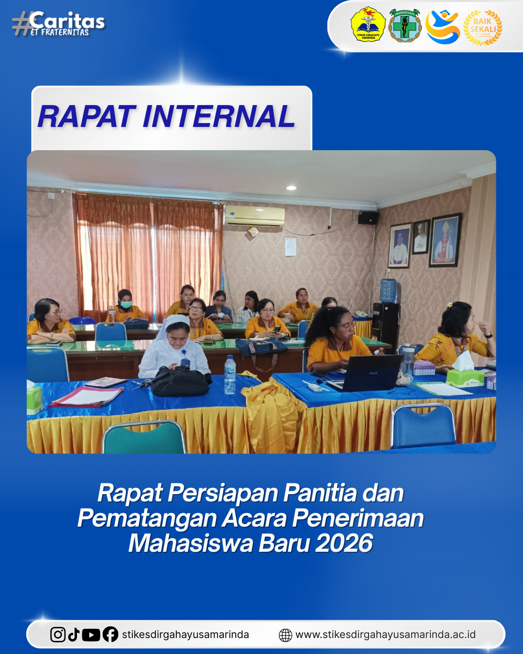 Persiapan Panitia PMB 2026 STIKES Dirgahayu Samarinda