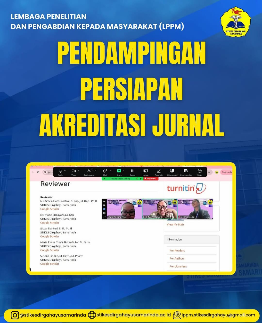 Pendampingan Persiapan Akreditasi Jurnal – 26 Januari 2026