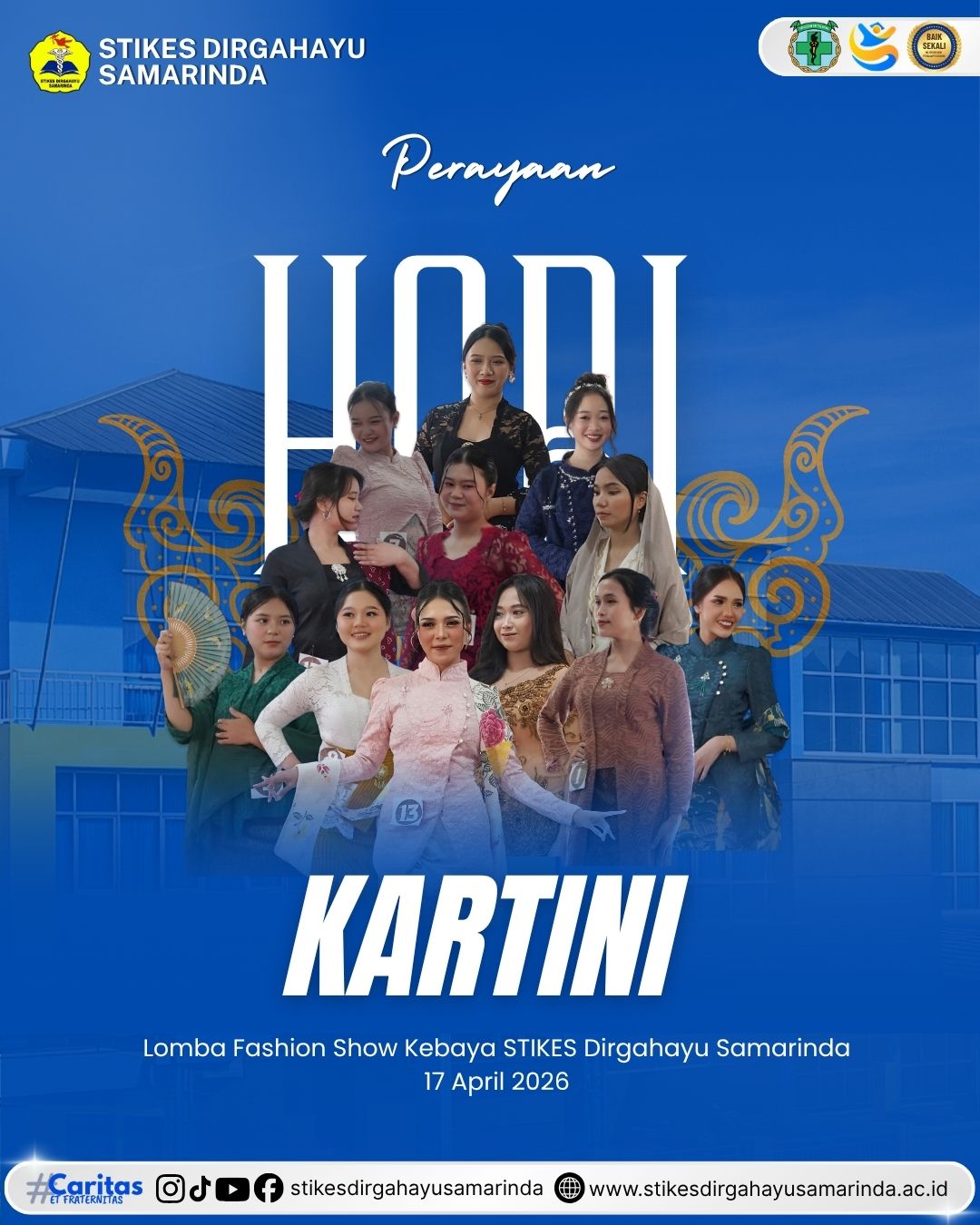 Kartini Fashion Show Kebaya STIKES Dirgahayu Samarinda: Wujudkan Semangat Emansipasi Melalui Budaya