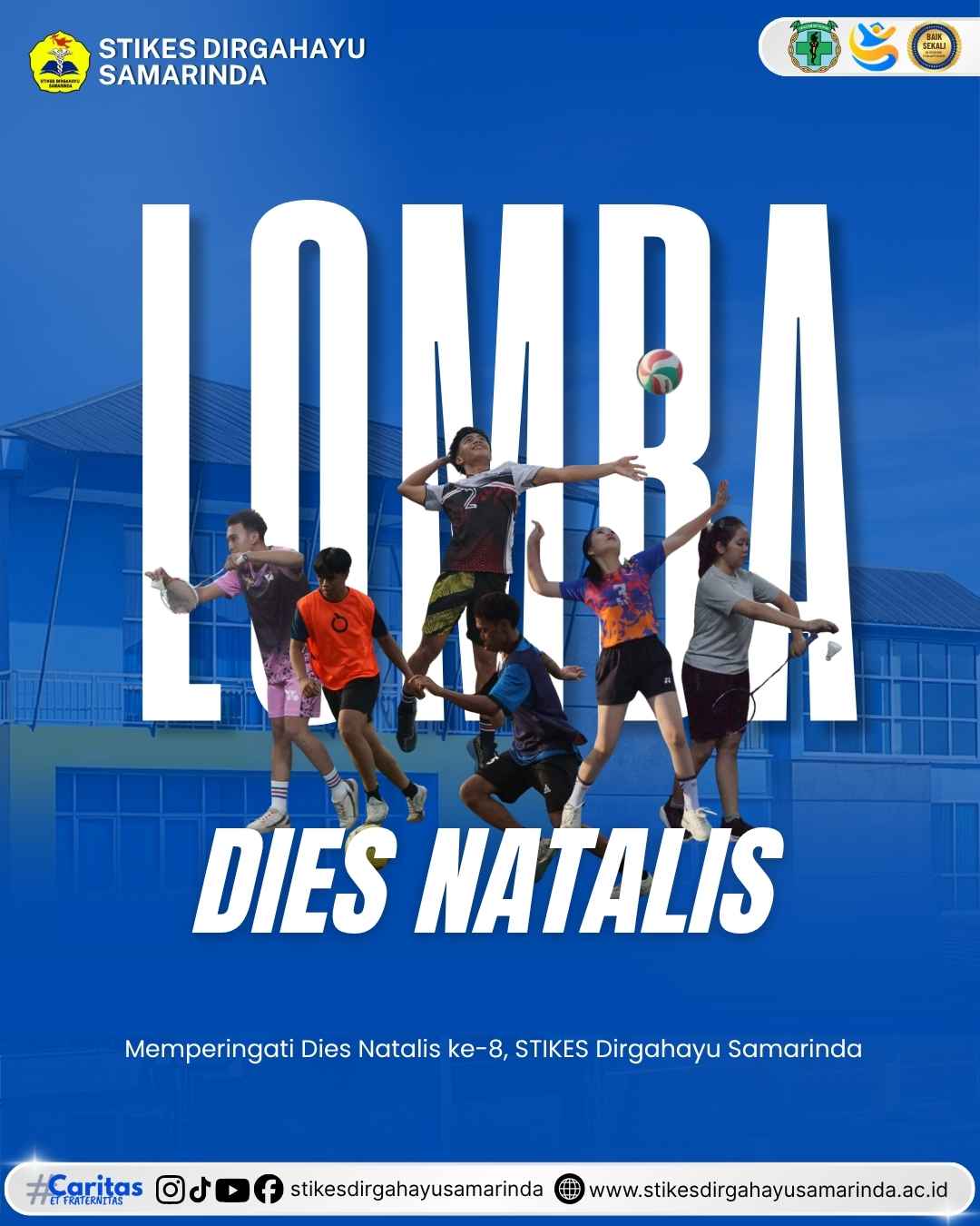 Semarak Dies Natalis ke-8 STIKES Dirgahayu Samarinda Dimeriahkan Berbagai Perlombaan Internal